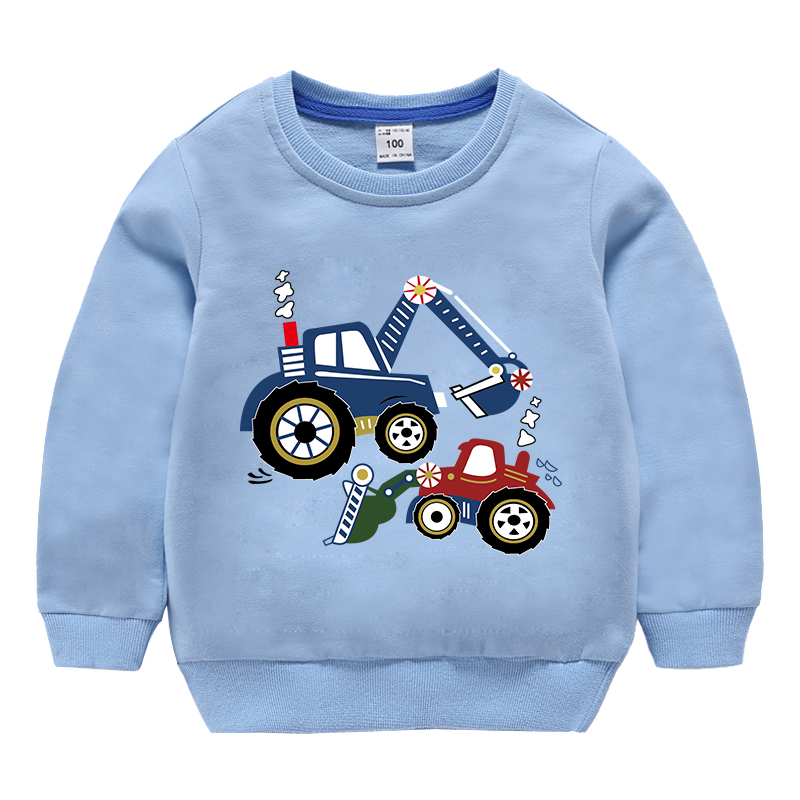 

Cute Car Print Sweatshirt For Boys