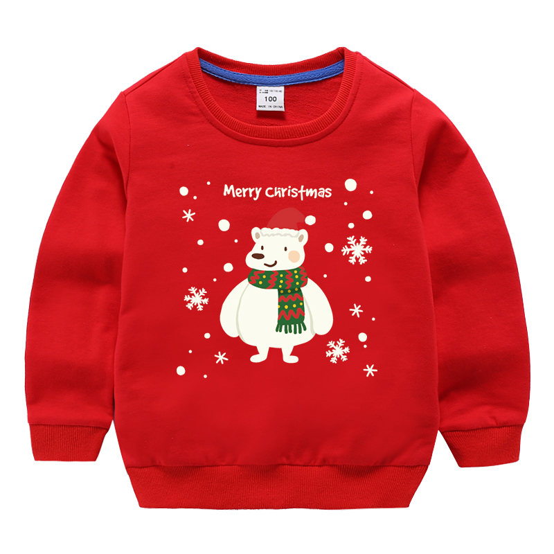 

Pretty Christmas Bear Long-sleeve Sweatshirt