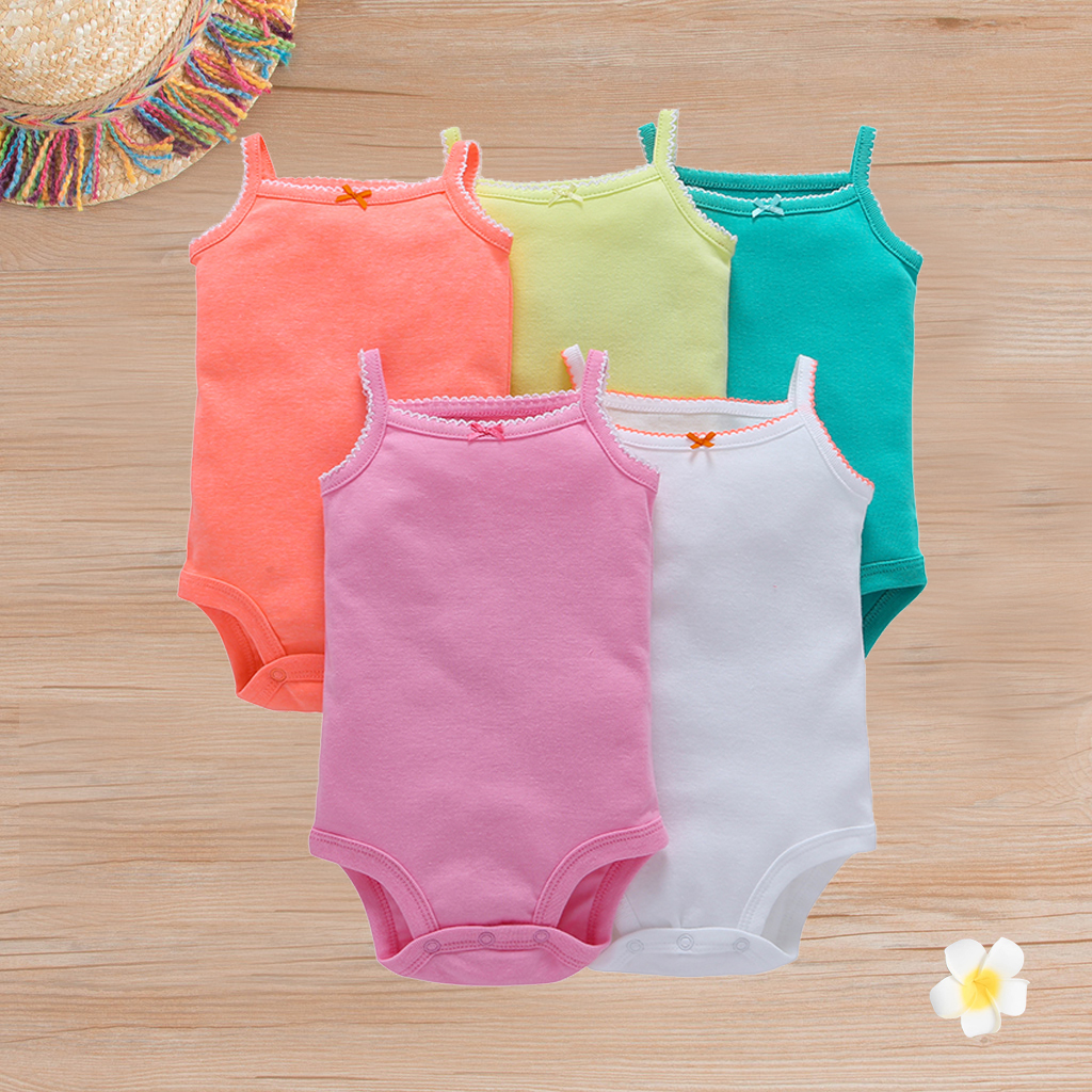 

5-piece Baby / Toddler Solid Bodysuit