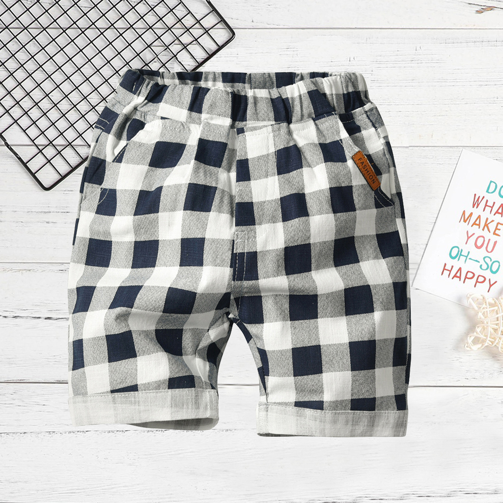 

Baby/ Toddler Boy's Plaid Shorts