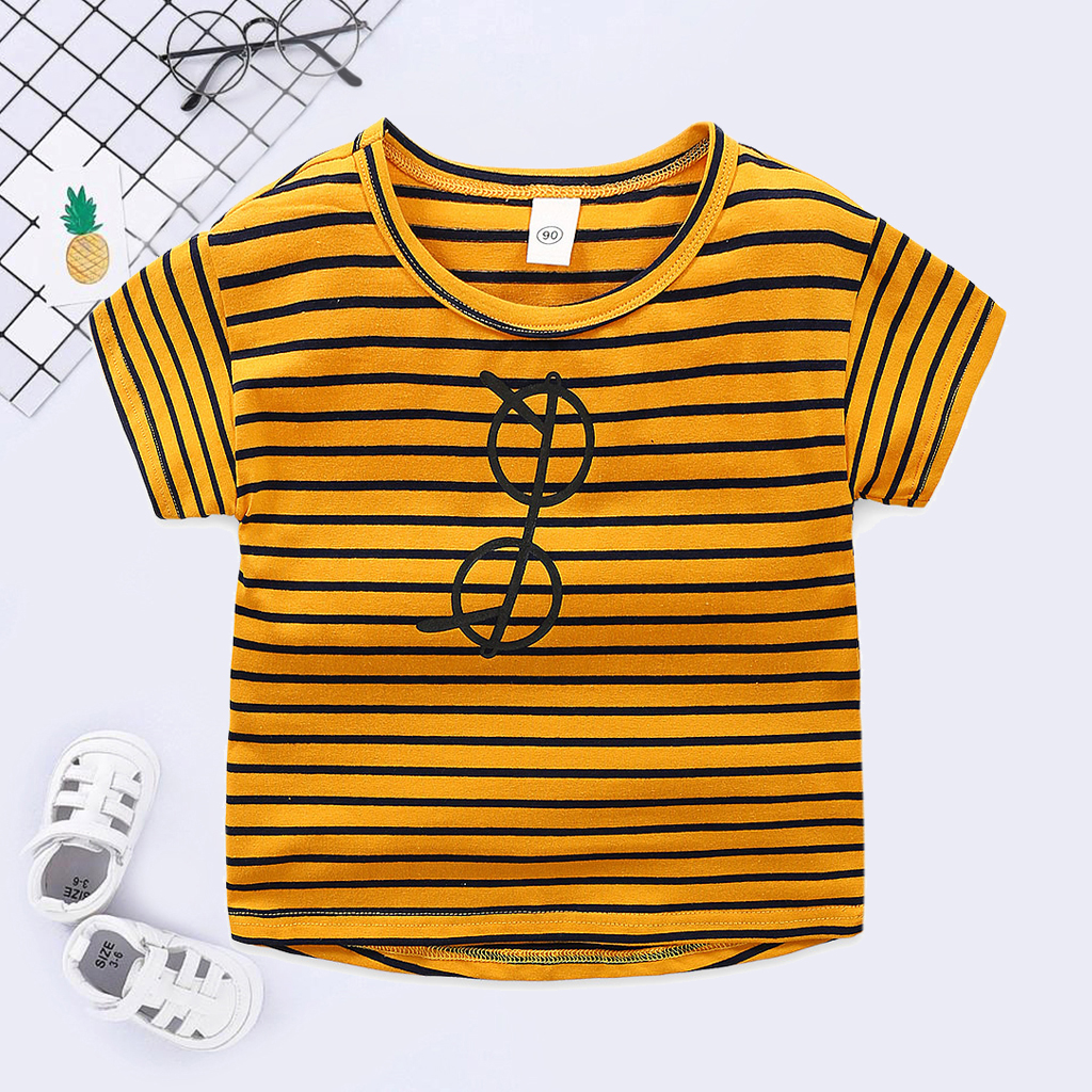 

Baby / Toddler Striped Glasses Print Tee