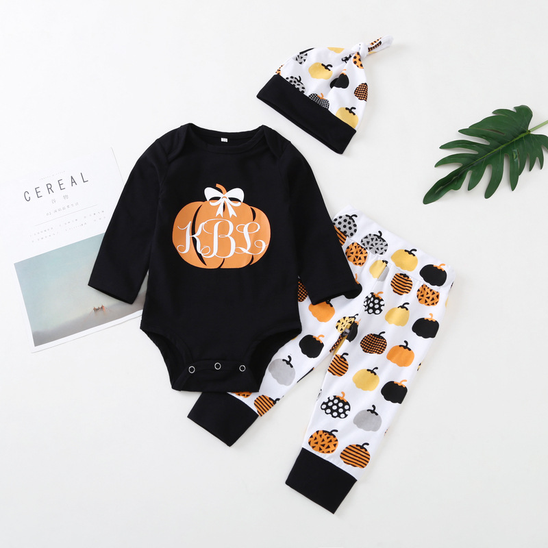 

3-piece Halloween Style Bodysuit, Pants and Hat