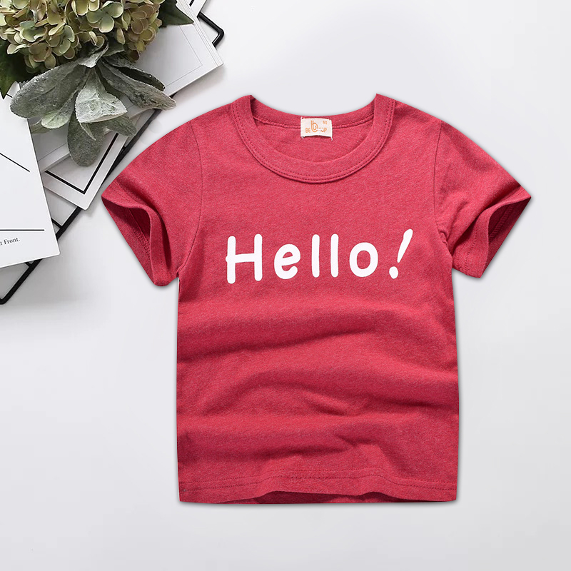 

Toddler / Kid Multi-color HELLO Print Tee