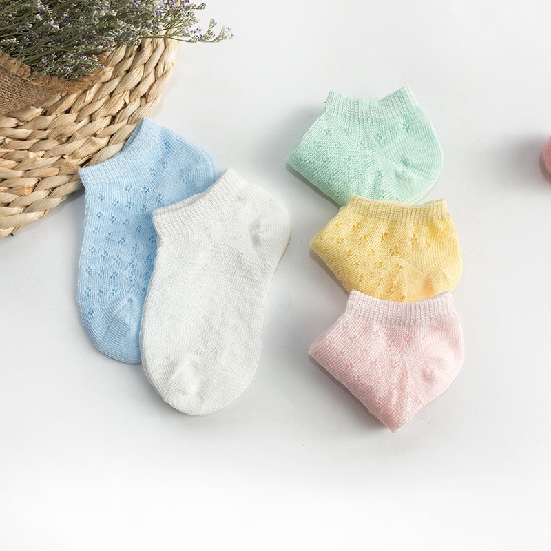 

5-pack Solid Breathable Socks