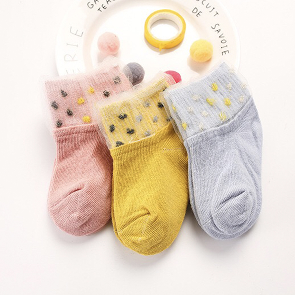 

Baby / Toddler Breathable Dotted Mesh Socks