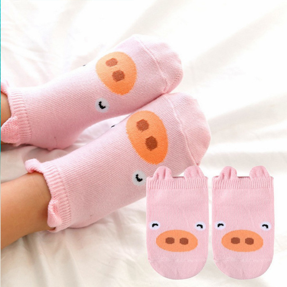 

Lovely Cartoon Animal Tiger Cat Dog Bear Print Socks