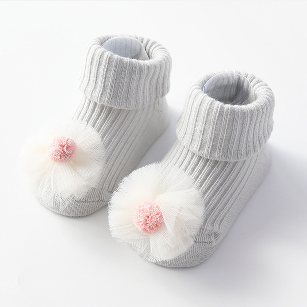 

Baby / Toddler Lovely Lace Bow Floral Decorative Floor Socks