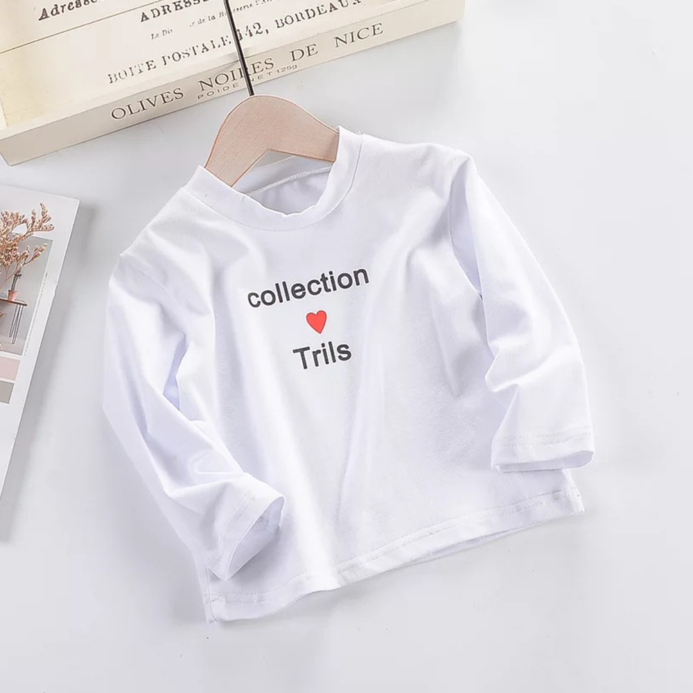 

Baby / Toddler COLLECTION TRILS Print Heart Long-sleeve Tee
