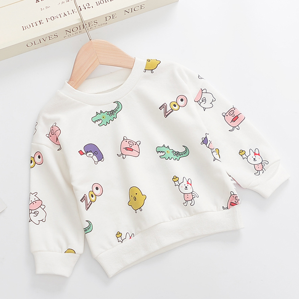 

Baby / Toddler Adorable Cartoon Animal Longsleeves Pullover