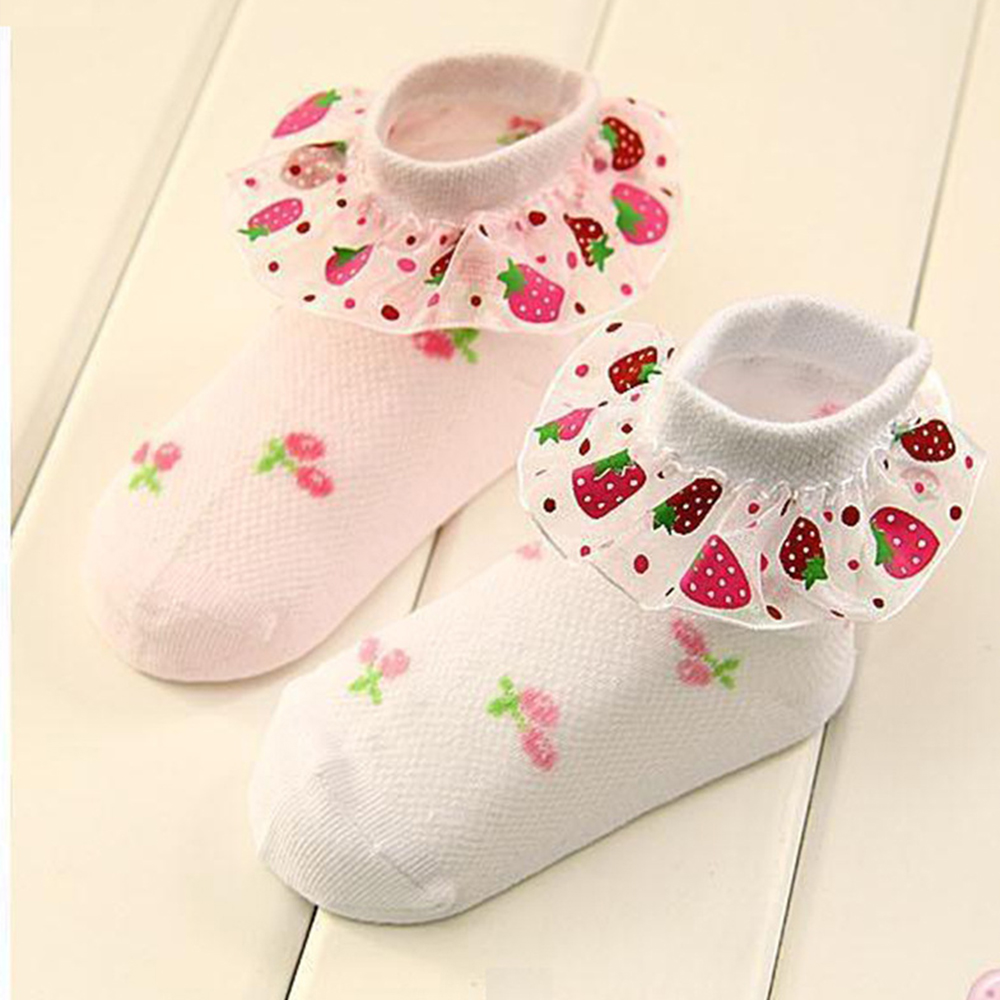 

2-piece Baby / Toddler Lace Mesh Socks Set