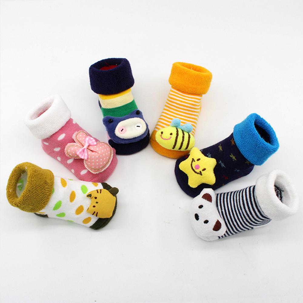

Baby Adorable 3D Cartoon Design Floor Socks