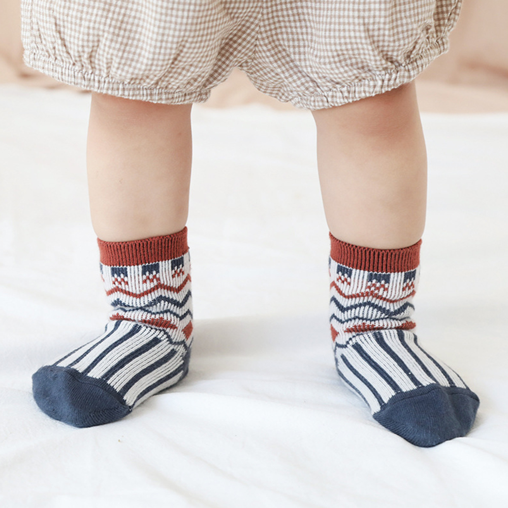 

Baby / Toddler Boy Ethnic Colorful Striped Socks