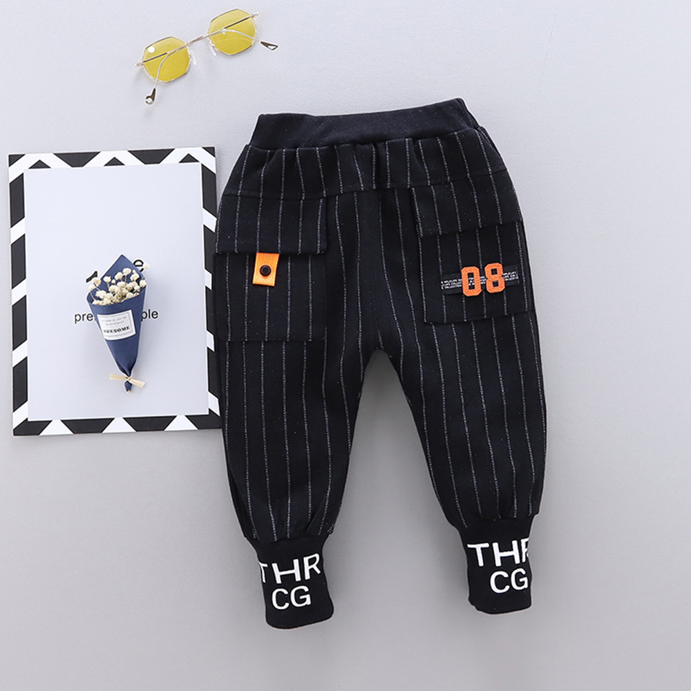 

Baby / Toddler Letter Print Striped Trouser (No shoes)