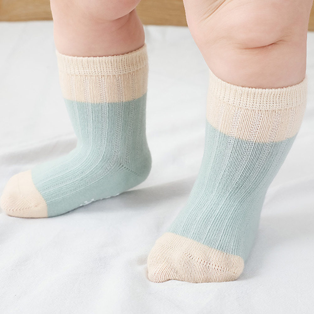 

Baby / Toddler Color Block Middle Socks