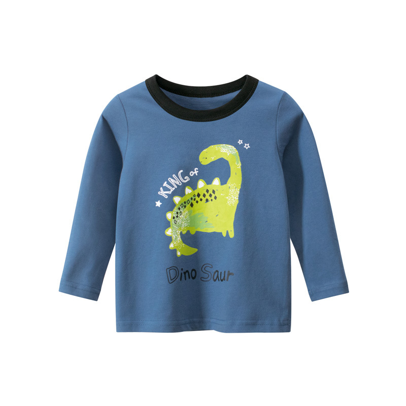

Baby / Toddler Boy Animal Dinosaur Letter Print Long-sleeve Tee