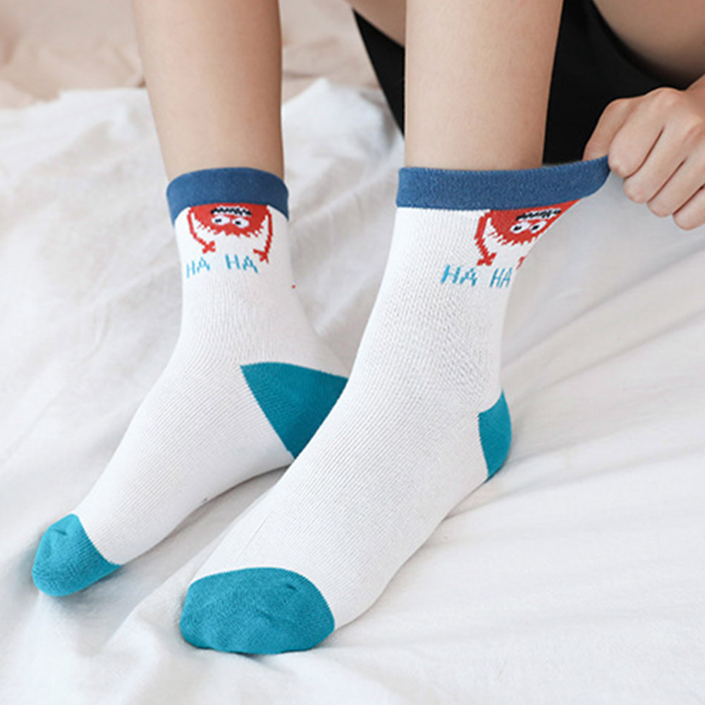 

5-pack Baby / Toddler / Kid Animal Striped Middle Socks