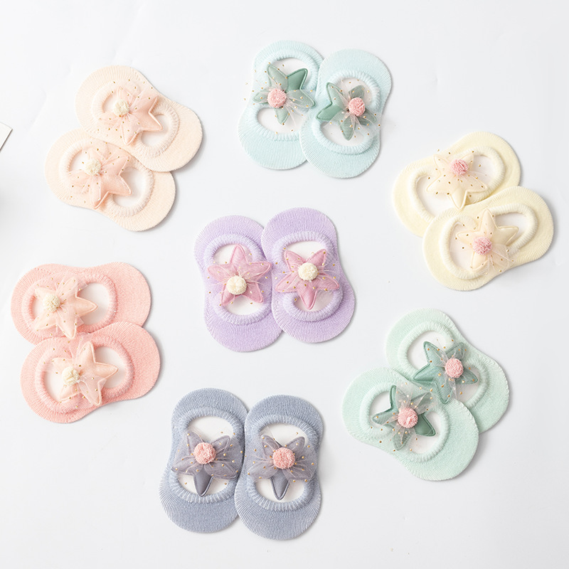 

Baby / Toddler Stars Floral Socks