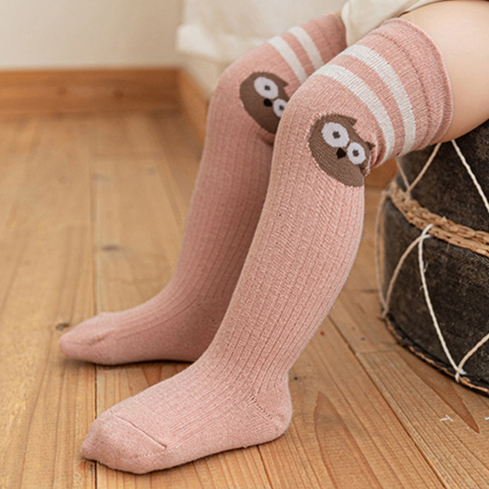 

Baby / Toddler Cartoon Animal Embroidered Over Knee Socks