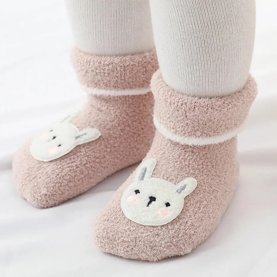 

Baby / Toddler Fleece Cartoon Thermal Socks