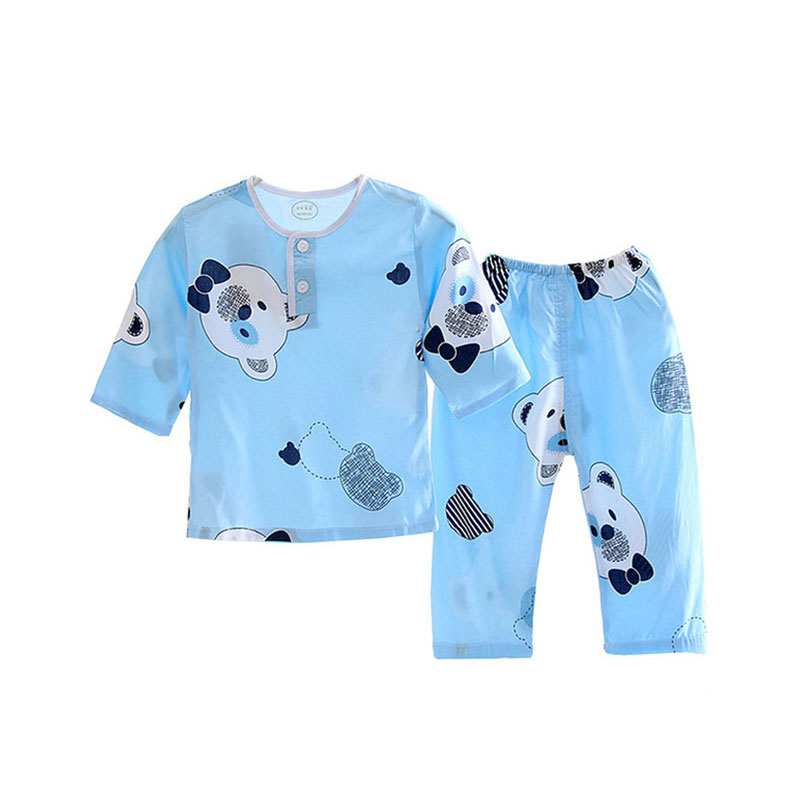 

2019 Baby / Toddler Bear Print Top and Pants Pajamas Set