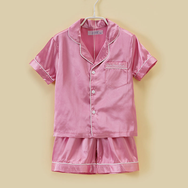 

2-piece Comfy Solid Short-sleeve Pajamas Set