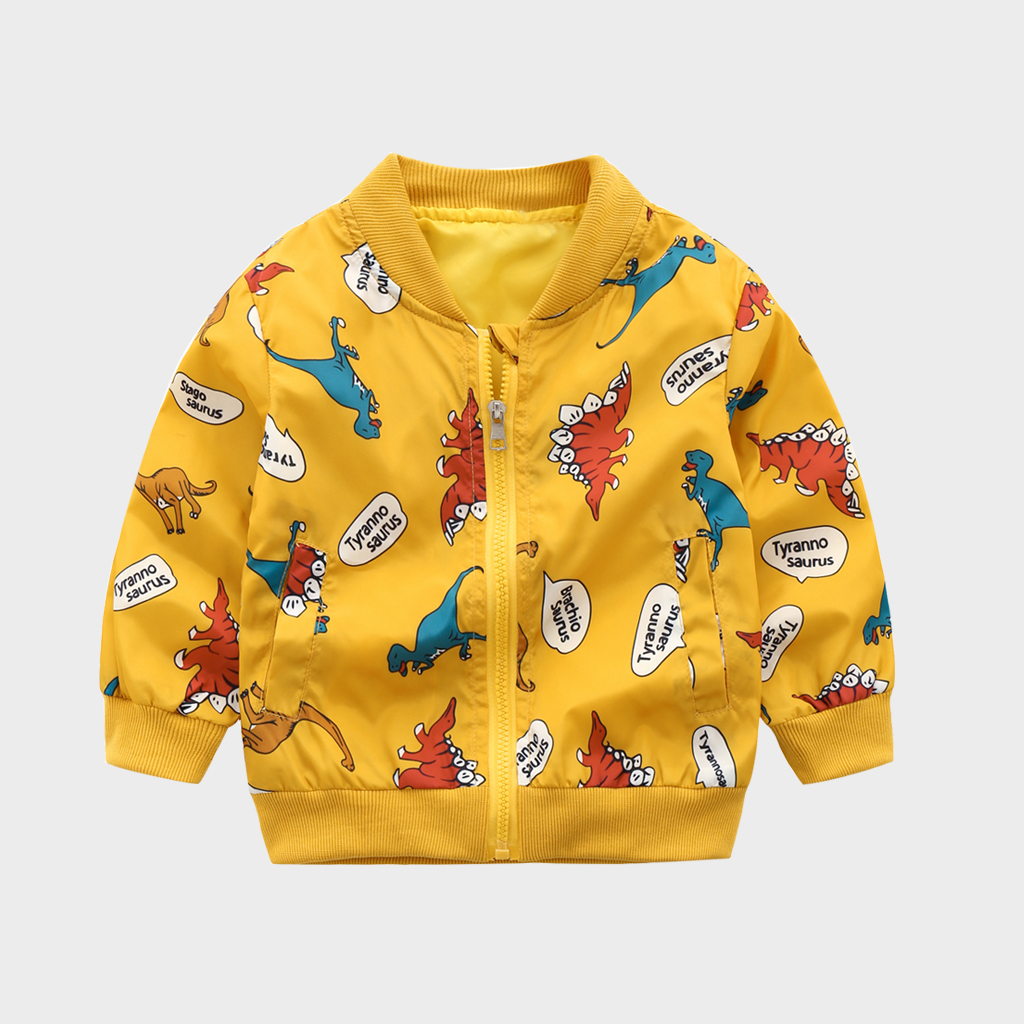 

Baby/ Toddler Boy's Dinosaur Pattern Coat