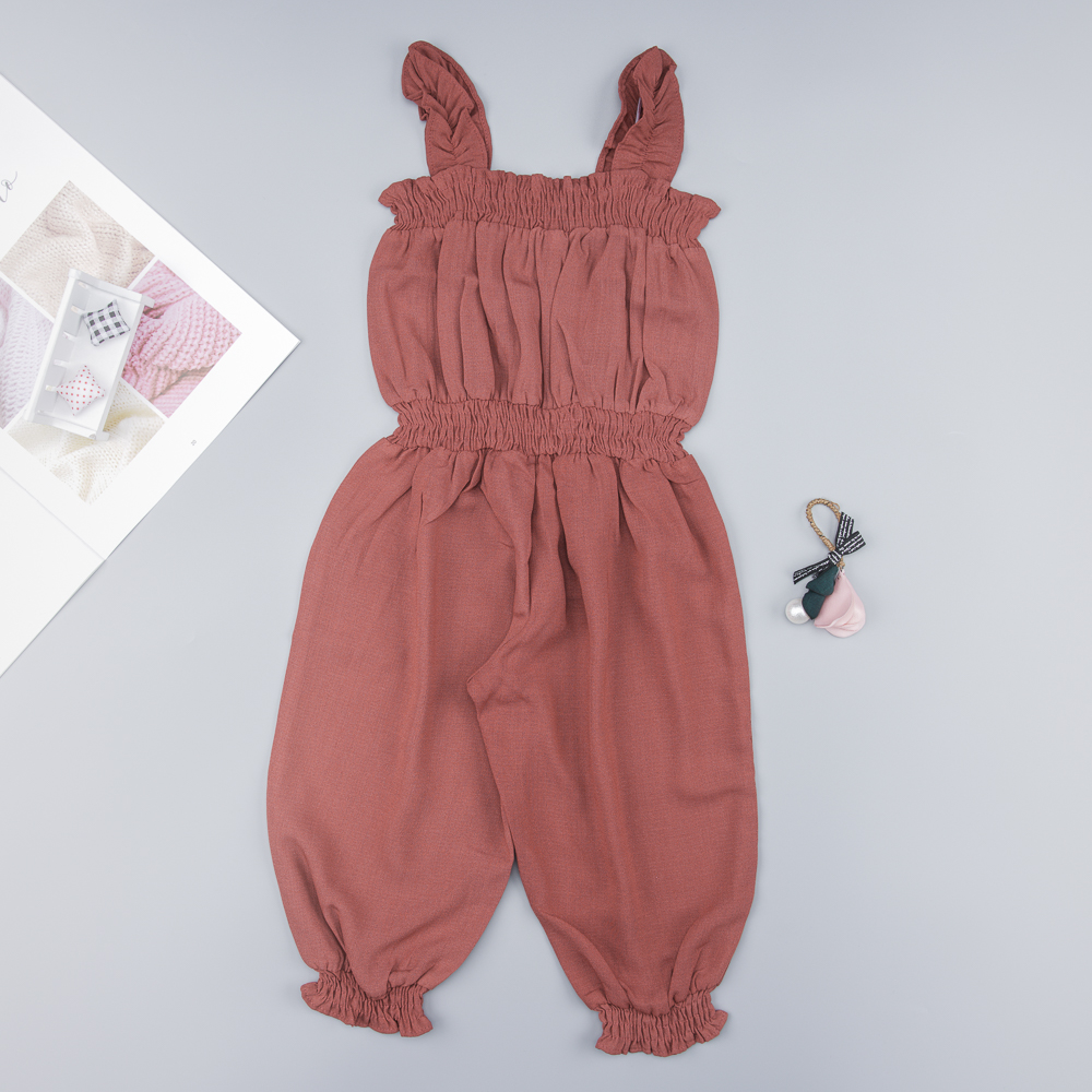

Baby / Toddler Solid Strappy Elasticized Onesies
