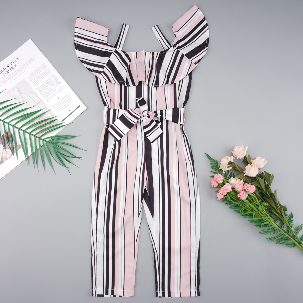 

Baby / Toddler Snappy Off Shoulder Striped Onesies