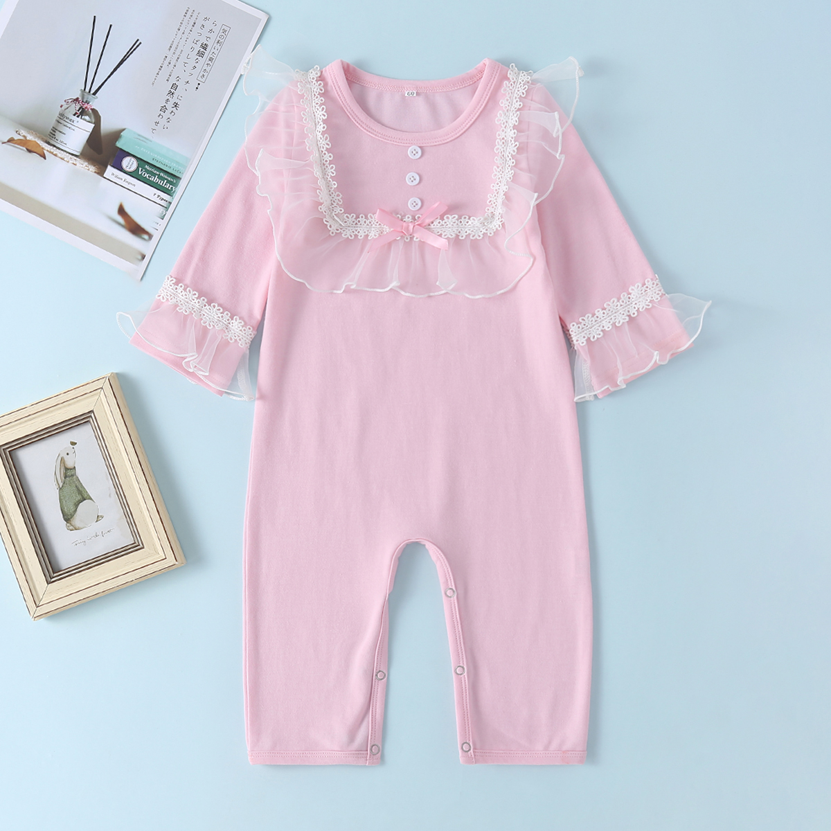 

Baby Tulle Lace Jumpsuit