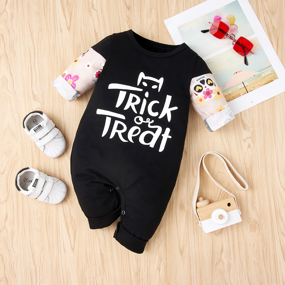 

Baby Halloween Letter Jumpsuit