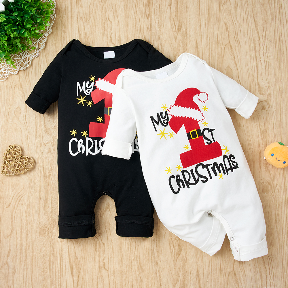 

Baby Christmas Letter Jumpsuit
