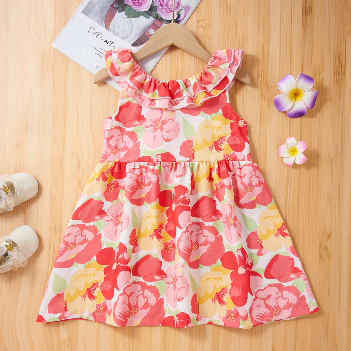 

Toddler Girl Floral Print Dress
