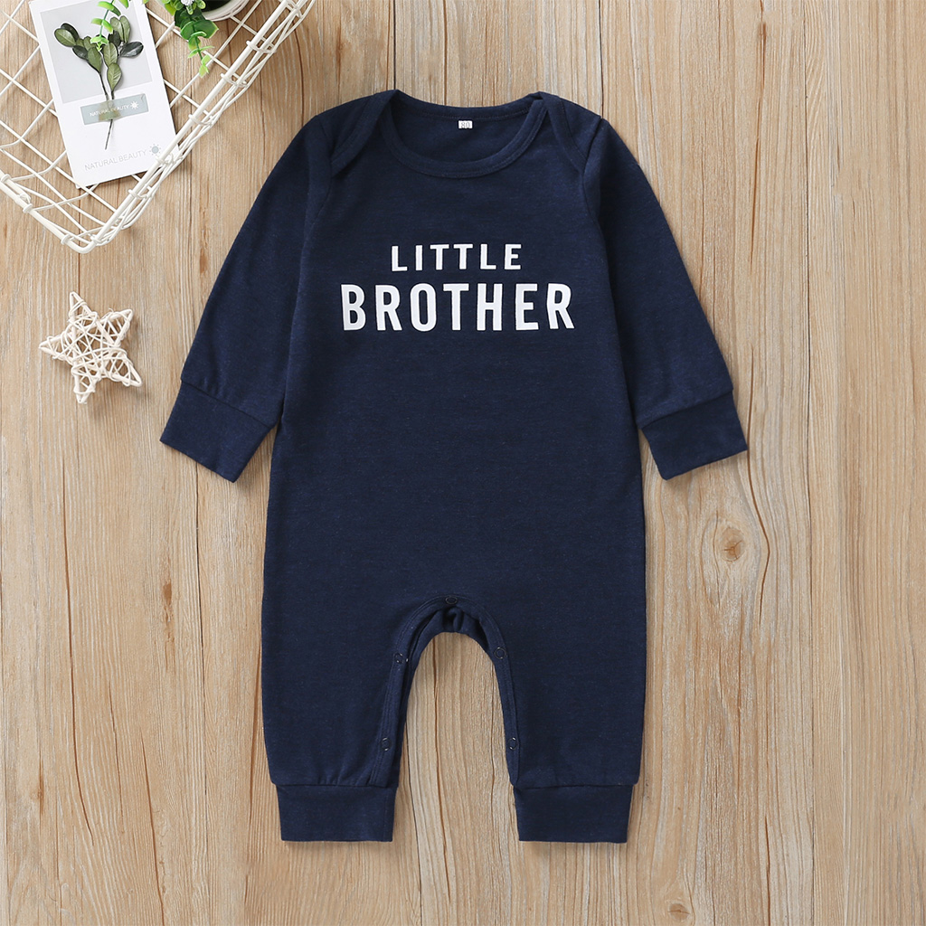

Baby Letter LITTLE BROTHER Jumpsuit