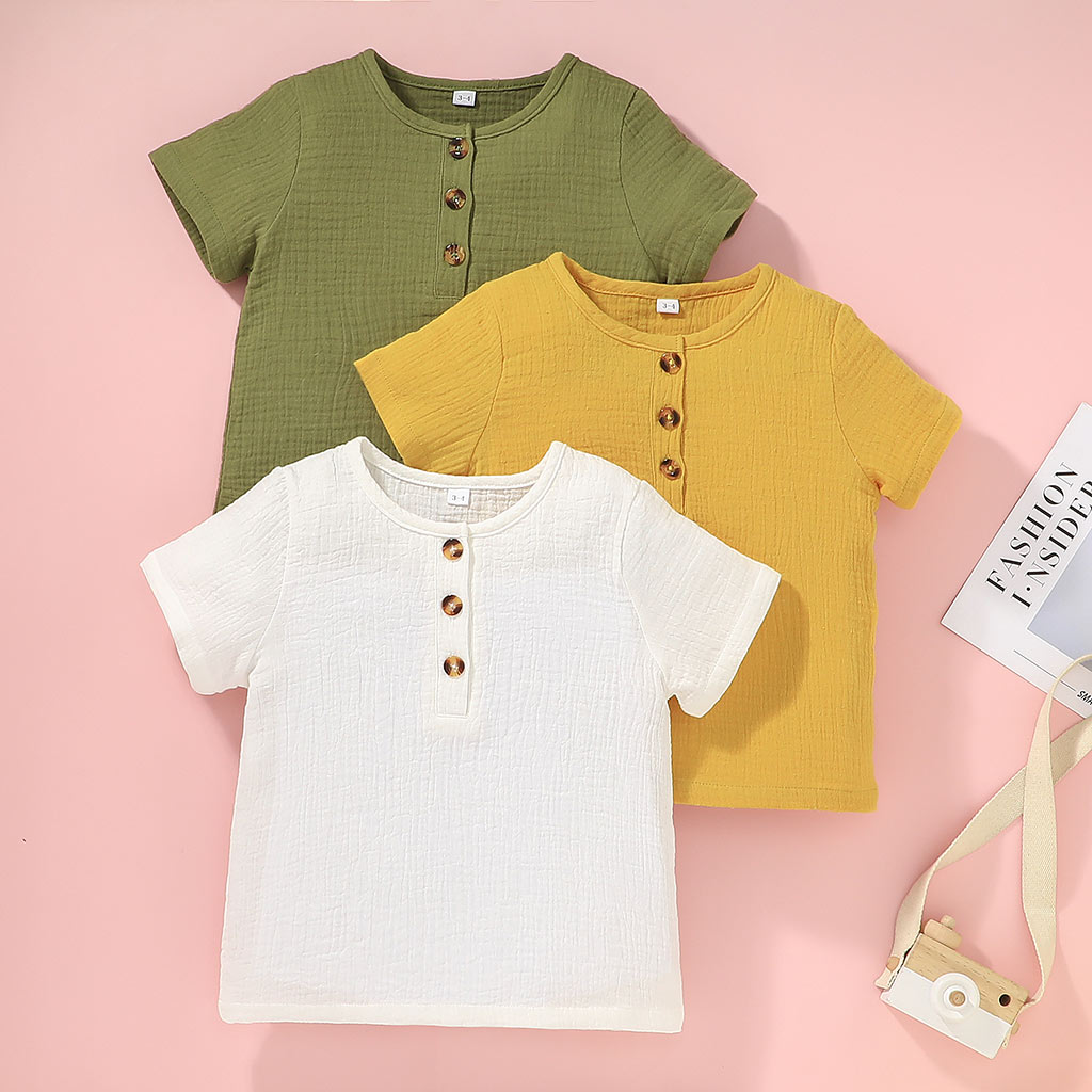 

Toddler Boy Casual Solid Tee