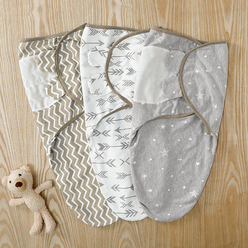 

Adjustable Newborn Baby Stripes Swaddle Blanket & Wrap