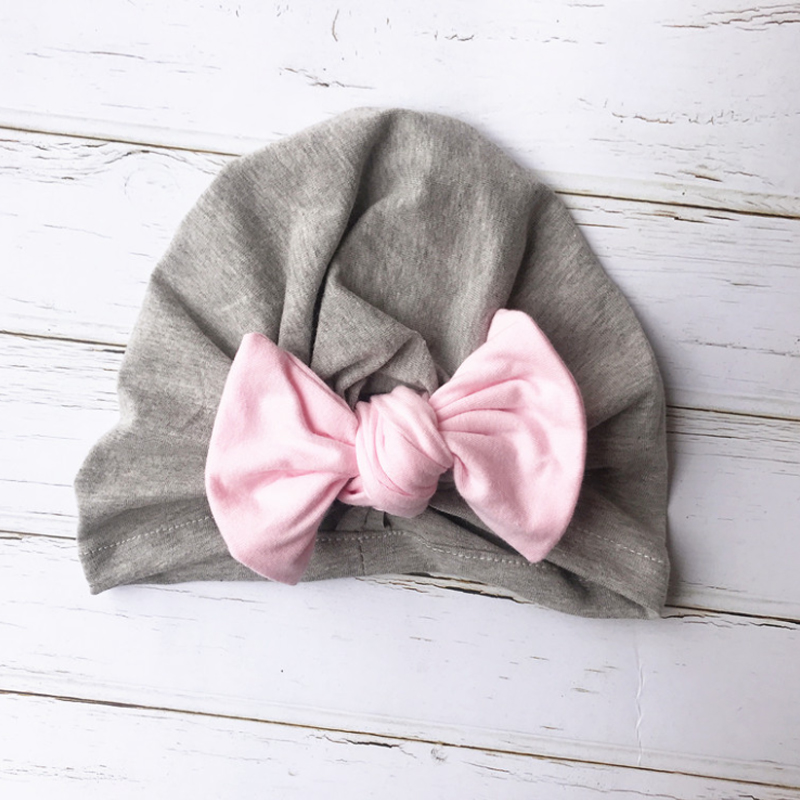 

Baby/ Toddler Girl's Color Blocked Bow Hat