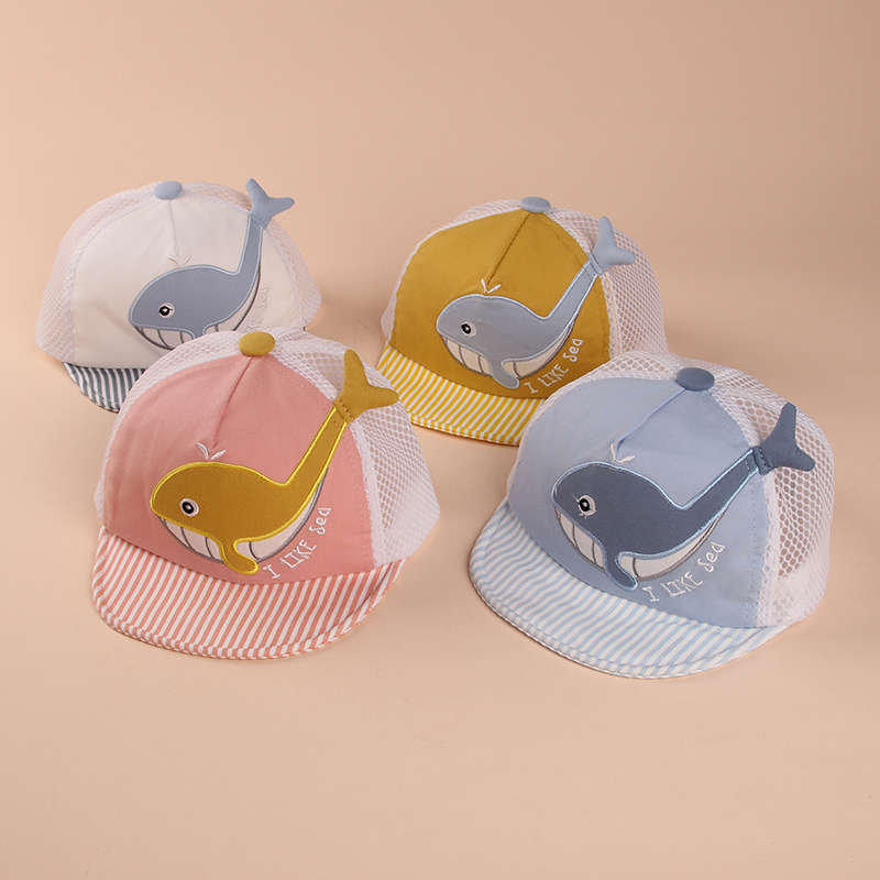 

Baby Cartoon Dolphin Breathable Hat