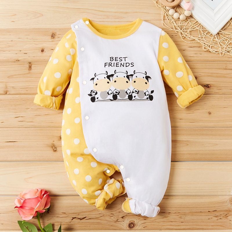 

Baby Cow Polka Dots Jumpsuit
