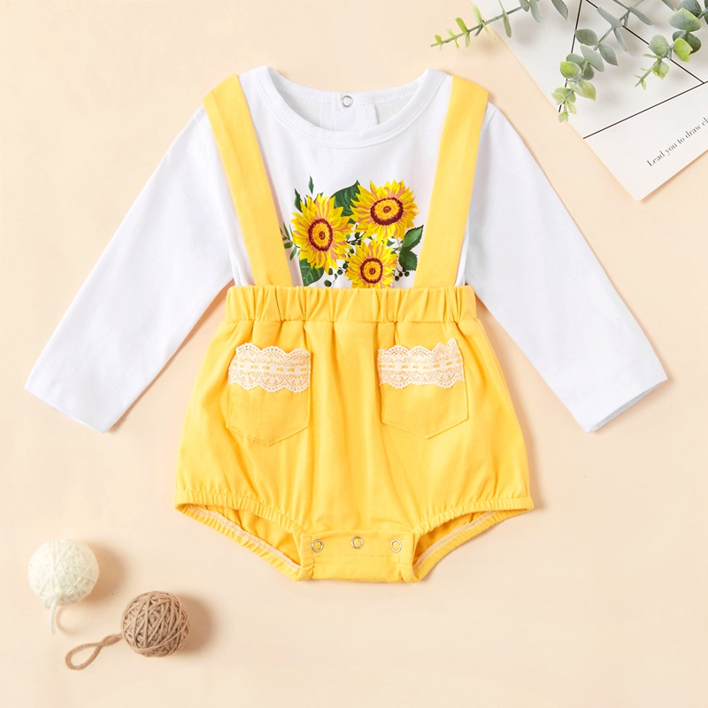 

Baby Sunflower Romper
