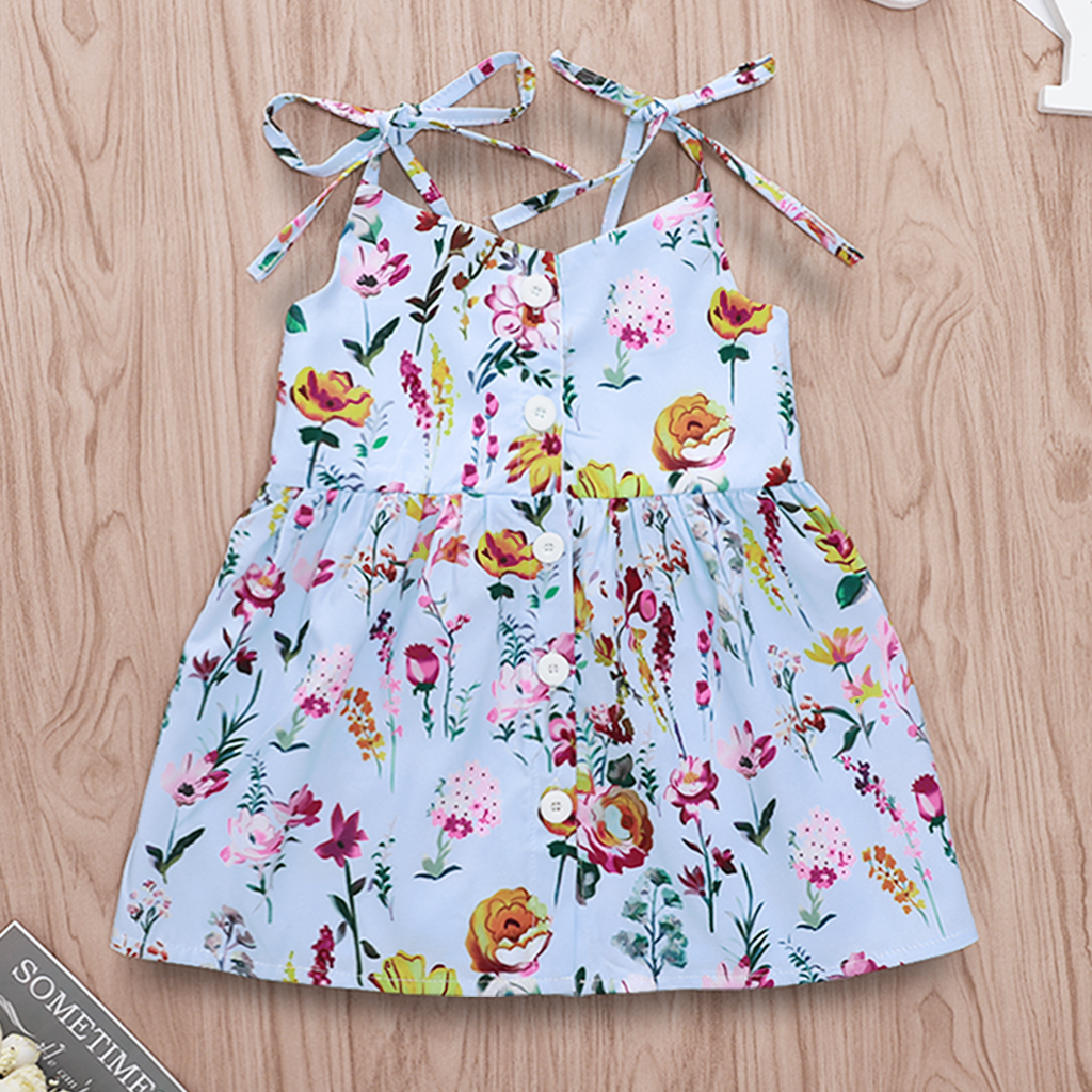 

Baby/ Toddler Girl's Floral Allover Strap Dress