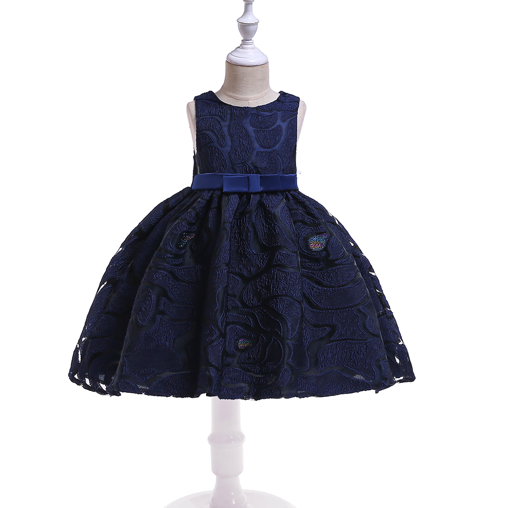 

Pretty Solid Hollow Out Sleeveless Party Dress