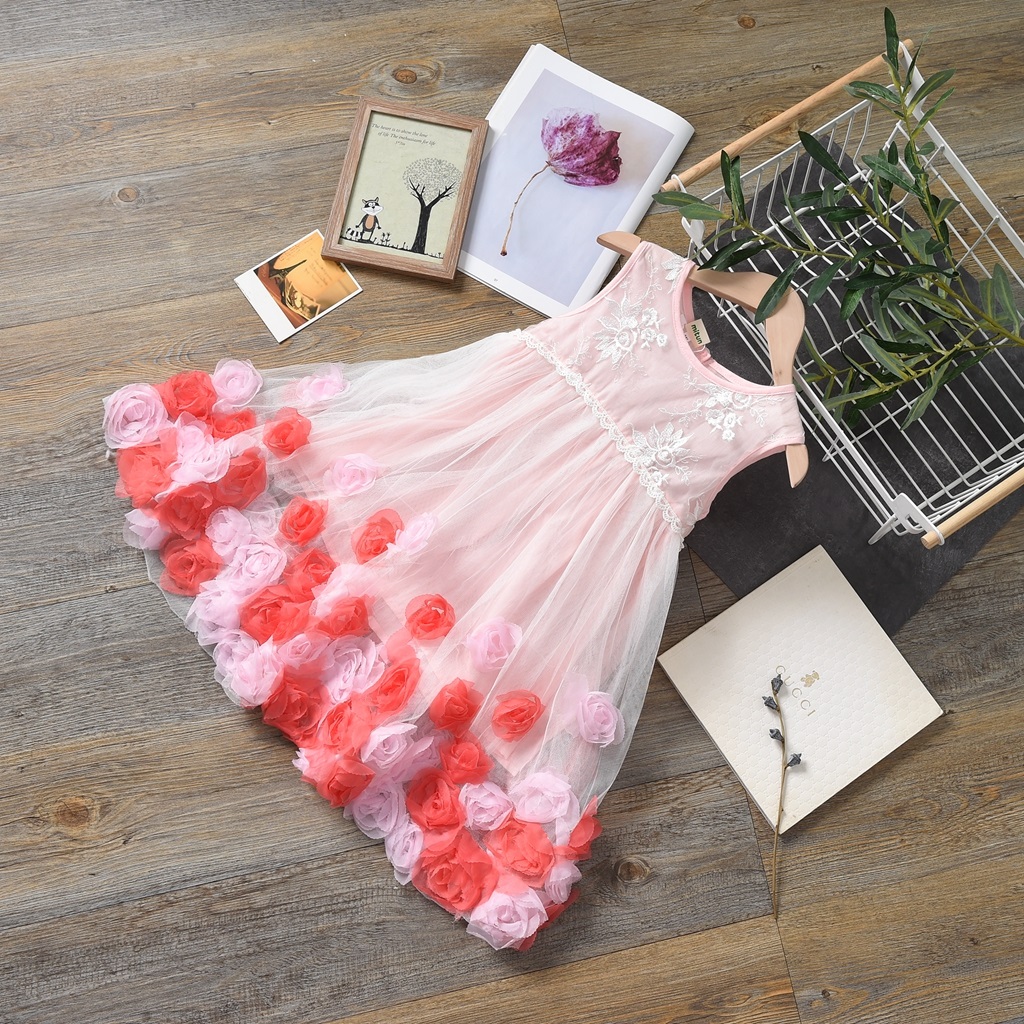 

Baby Floral Layered Lace Dress