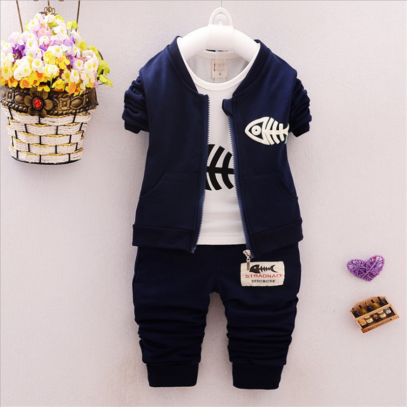 

Baby / Toddler Jacket, Fishbone Pattern Tee and Pants Set