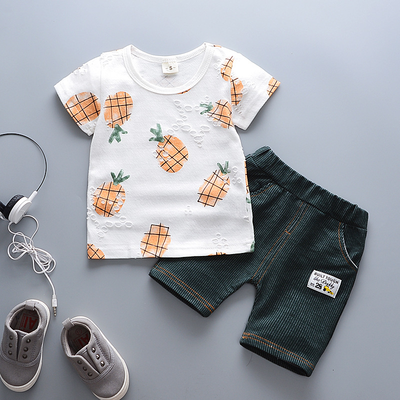 

Baby / Toddler Pineapple Print Tee and Shorts Set