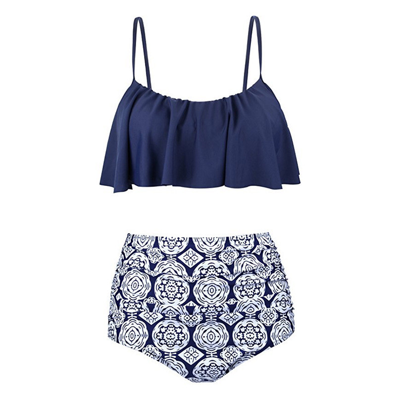 

2-piece Pretty Ruffled Bikini Set