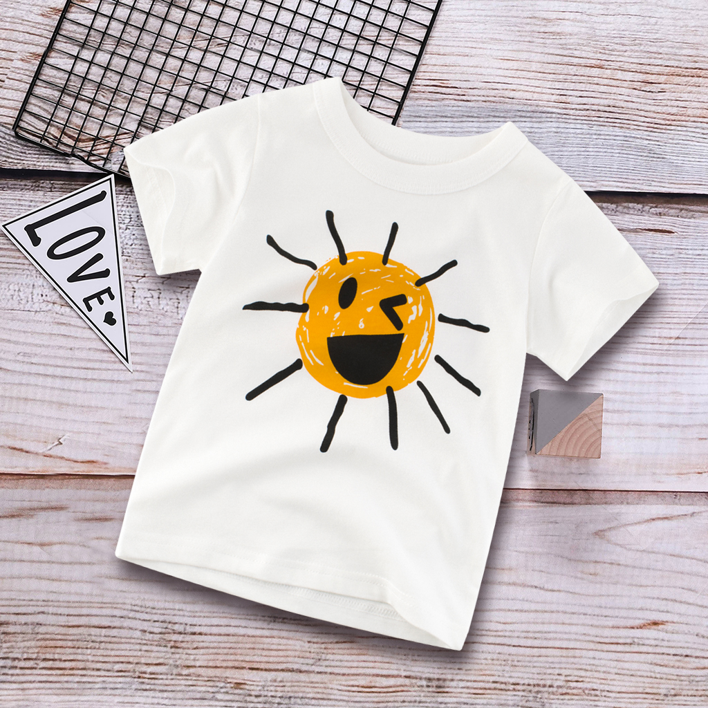 

Funny Sun Short-sleeve Tee for 1.5-9 Years Kid