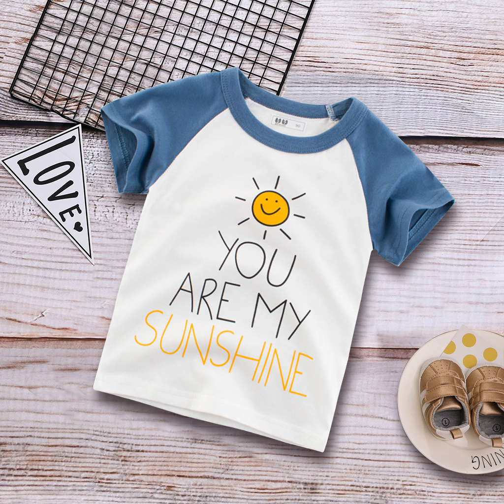 

Baby/ Toddler Boy's Sun and Letter Tee