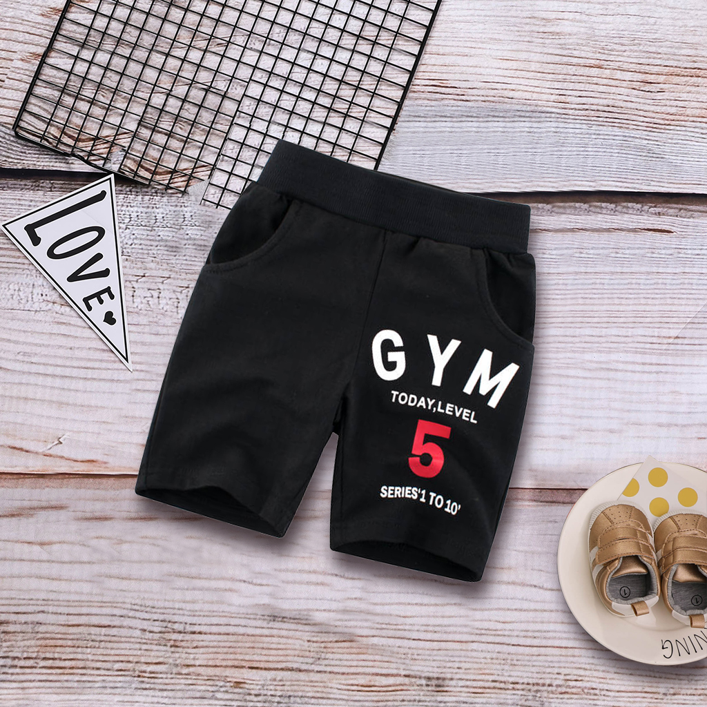 

Baby/ Toddler Boy's Letter Print Shorts