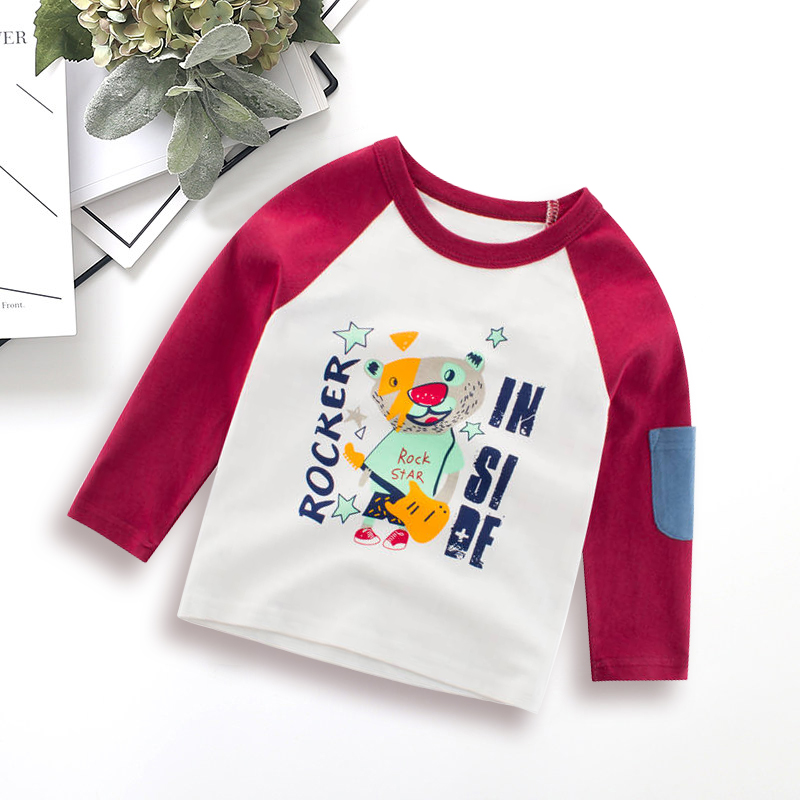 

Guitar Bear Long-sleeve Tee For Boys