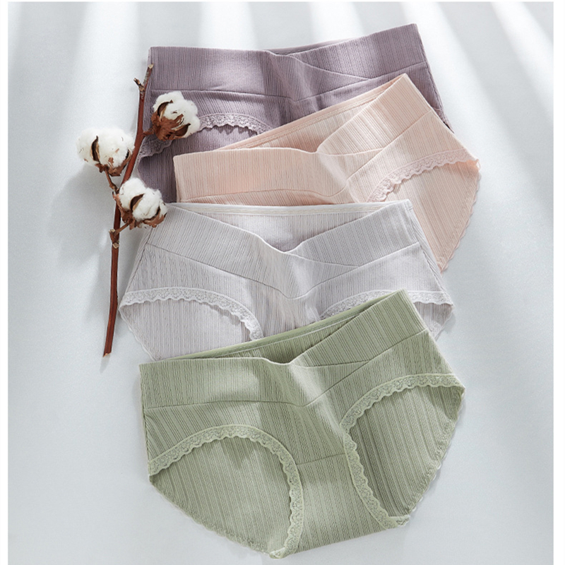 

Maternity Color Block Plain Multi-color Underwear